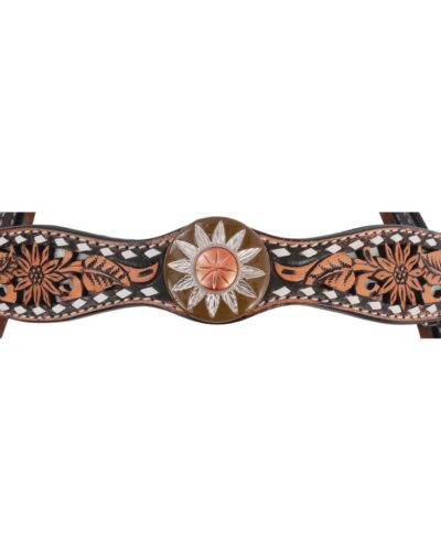 Alternative view of Circle Y White Daisy Filigree Browband Headstall