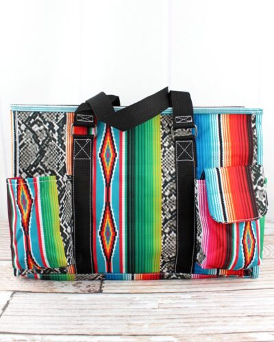 Slithering Serape Utility Tote