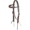 Martin Chocolate Browband Headstall w/ Copper Dots