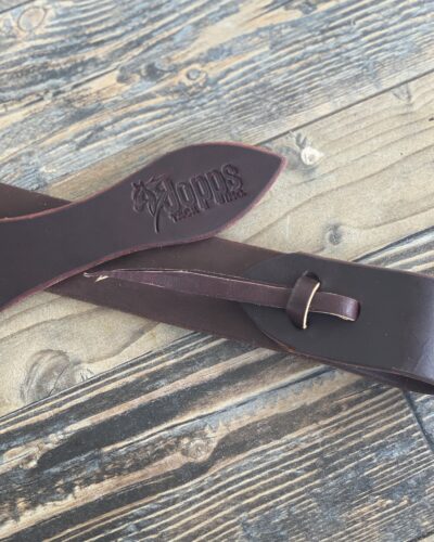 Alternative view of Oiled Red Latigo Leather Cinch Strap