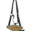 Nylon Bronc Halter w/ Hair on Hide Cheetah Print