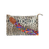 Wild Night Out Studded Leopard Clutch