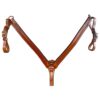 Circle Y Regular Oil Shell Tooled Breastcollar