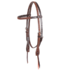 Martin Chocolate Plain Browband Headstall