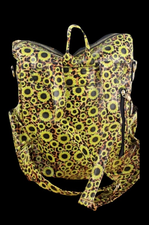 Sunflower Backpack Tote - Image 2