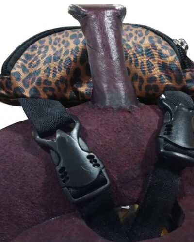 Alternative view of Cheetah Print Insulated Nylon Saddle Pouch