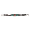 Circle Y Cactus Flower Filigree Wither Strap