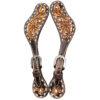 White Daisy Filigree Spur Straps