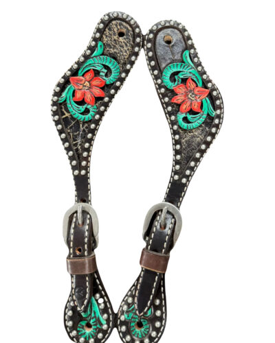 Cactus Flower Filigree Spur Straps