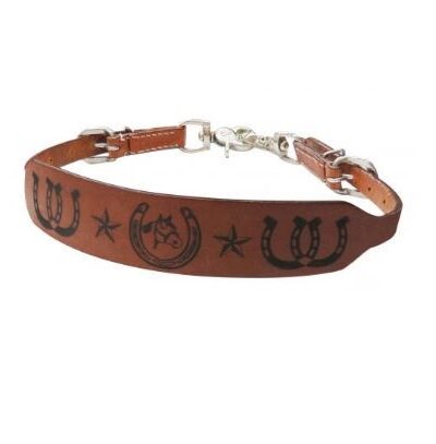 Pony Size Quarter Horse Branded Wither Strap