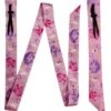 Pink & Purple Horse Print Nylon Tie Strap & Off Billet Set