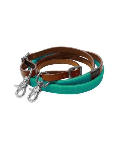 7ft Rubber Grip Barrel Reins