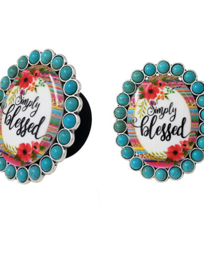 Simply Blessed Bubble Phone Grip & Stand