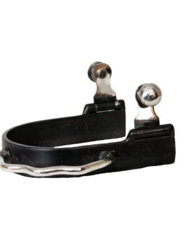 Ladies/Youth Size Blued Steel Barrel Racer Bumper Spurs