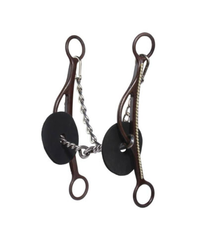 Professionals Choice Brittany Pozzi Long Gag Twisted Wire Snaffle Bit