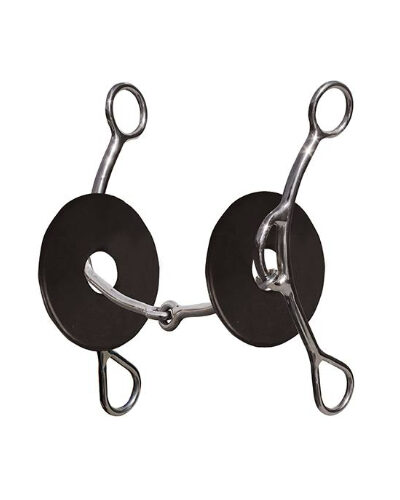 Professionals Choice Brittany Pozzi Gag Series-Smooth Snaffle Bit