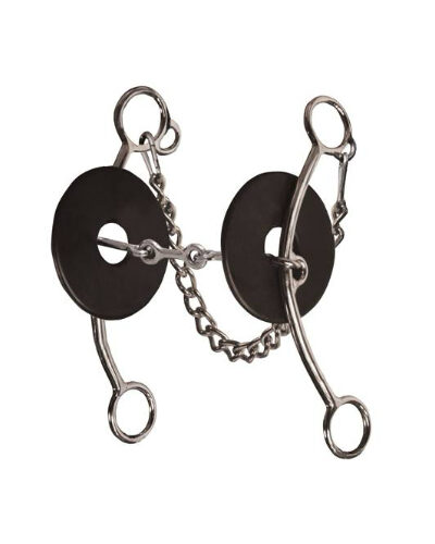 Professionals Choice Brittany Pozzi Lifter Series-Three Piece Smooth Snaffle Bit