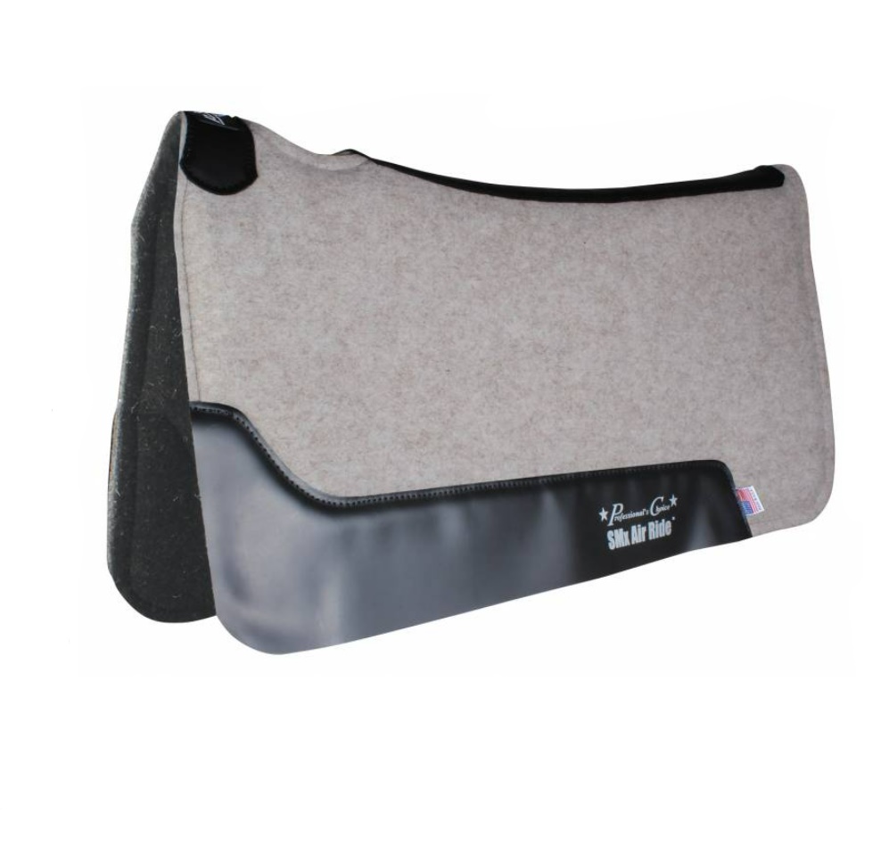 Professionals Choice Cowboy Felt Air Ride Saddle Pad- Felt Bottom