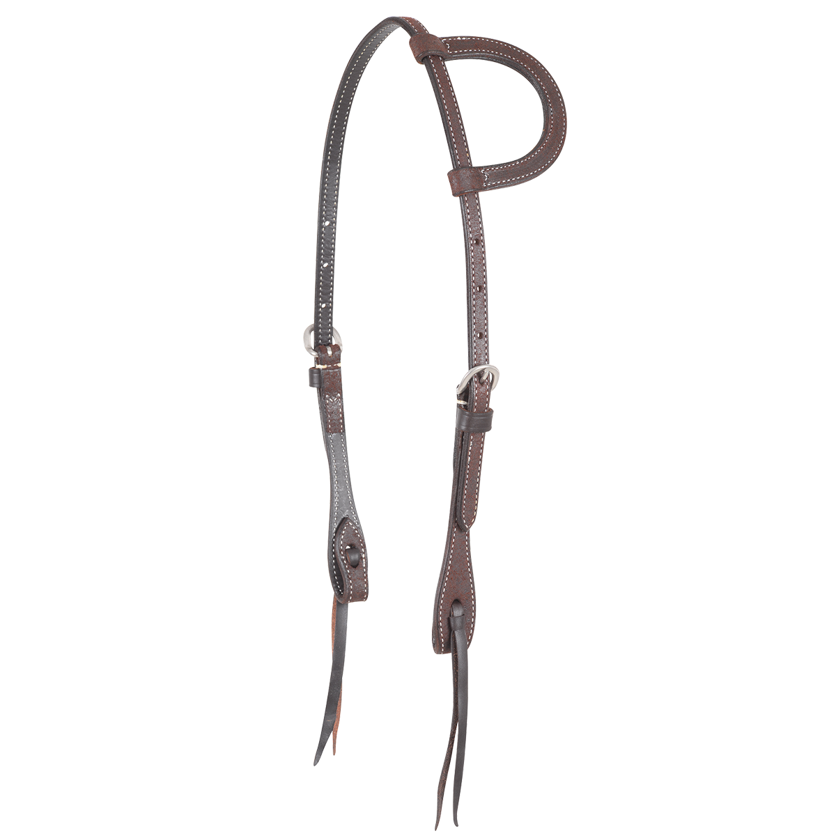 Martin Saddlery Chocolate Roughout One Ear Headstall