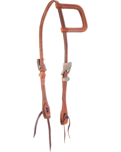Martin Copper Patina Buckle Square 1-Ear Headstall