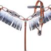 Bejeweled Black & White Headstall & Breastcollar Set
