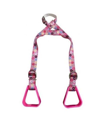 Doughnut Print Heavy Duty Nylon Adjustable Buddy Stirrups