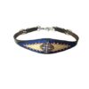 Gold Metallic & Royal Blue Wither Strap