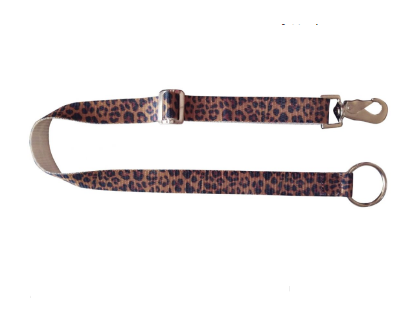 Cheetah Print Nylon Adjustable Bucket Strap