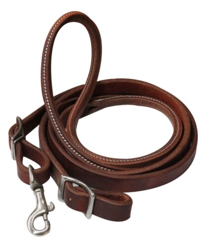 7ft Heavy Oiled Harness Leather Contest Rein