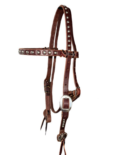 Large Dotted Browband Headstall