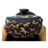 Tribal Running Horse Print Insulated Nylon Saddle Pouch