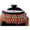 Aztec Print Insulated Nylon Saddle Pouch