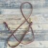 3/4" Single Rein Rolled & Stitched