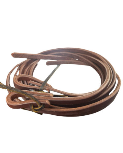 Heavy Oiled 1/2'' Harness Leather Split Reins