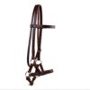 Latigo Leather Sidepull w/ Padded Noseband