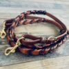 3/4’’ x 7.5’ Oiled Laced Barrel Reins
