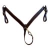 Martin Saddlery Chocolate Roughout Breastcollar