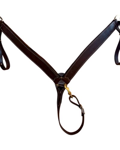 Martin Saddlery Chocolate Roughout Breastcollar