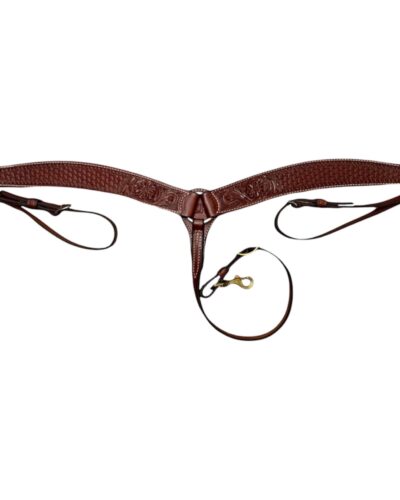 Oiled 2’’ Tooled Breastcollar
