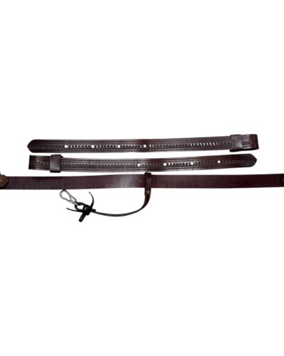 Circle Y Shell Tooled Flank Cinch