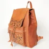 American Darling Floral Tooled Leather Backpack