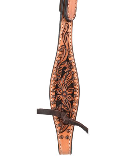 Alternative view of Circle Y Classic Texas Flower Browband Headstall