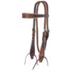 Circle Y Desert Rawhide Edge Browband Headstall