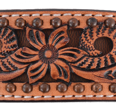 Circle Y Classic Texas Flower Browband Headstall - Image 3