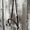Leather Covered Single Rope Tie Down Noseband