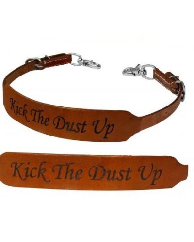 Kick The Dust Up Leather Wither Strap