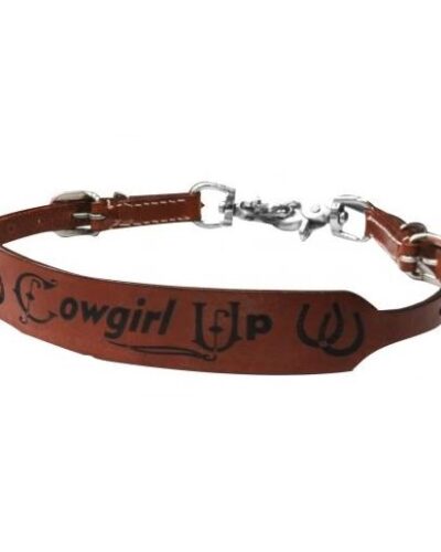 Cowgirl Up Leather Wither Strap