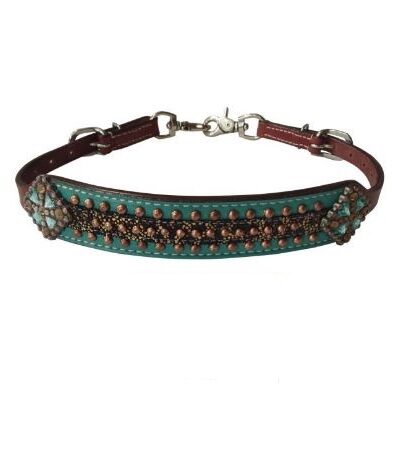 Gold Metallic Cheetah Print Wither Strap