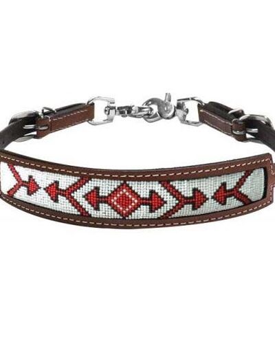 Red Beaded Arrow Wither Strap