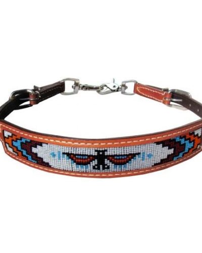 Beaded Native American Thunderbird Wither Strap